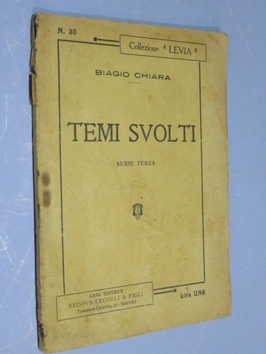 Temi svolti serie - temi, terza