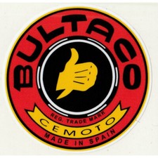BULTACO Sticker vinyle laminé