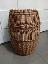 Cesta Cesto Portabiancheria in Vimini 60 cm Vintage