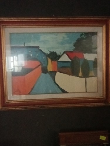 Quadro moderno dipinto - dipinto, mano