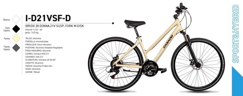 Bici donna ibrido - donna,
