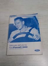 Libretto Uso E Manutenzione Ford Focus C-Max Prima Serie Istruzioni 