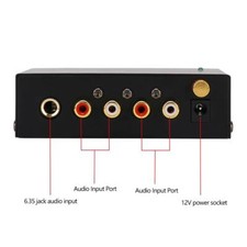 Preamplificatore Phono per Giradischi PP400 Portatile Compatto Mini per