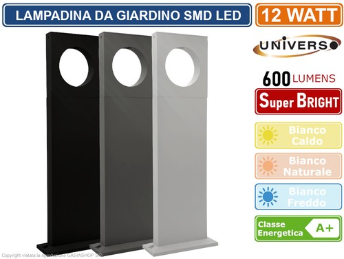 Lampada led giardino 12w - giardino, in