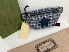 Gucci Cintura Borsa Blu Navy