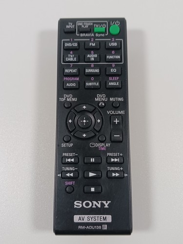 Sony adu138 system - rm-adu138,