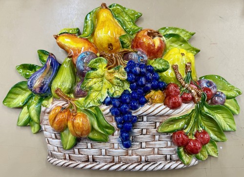 Ceramica bassano cesto frutta - ceramica,