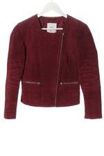 MANGO Giacca in pelle Donna Giacca Taglia IT 40 rosso stile casual