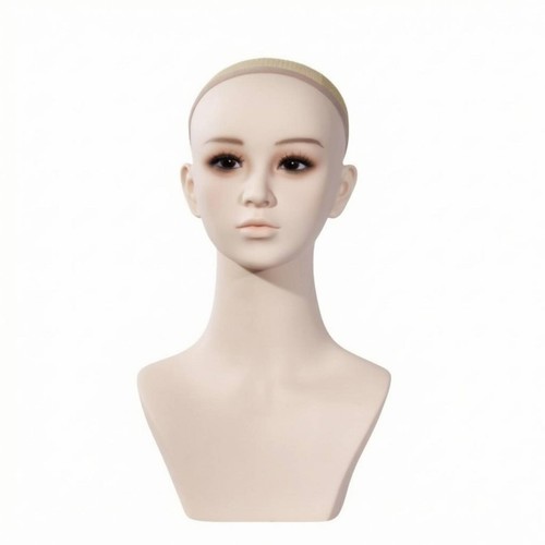 Testa manichino parrucca pvc - manichino,