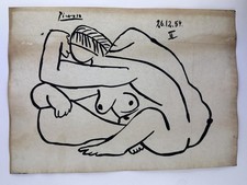 Pablo Picasso COA dipinto arte