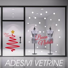 vetrofania natale adesivi