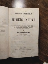 Manuale Eclettico Rimedi Nuovi