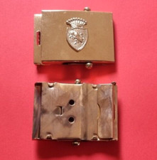 Fibbia con fregio Polizia