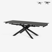 Tavolo allungabile effetto marmo 90x160-240cm cucina design moderno Quito