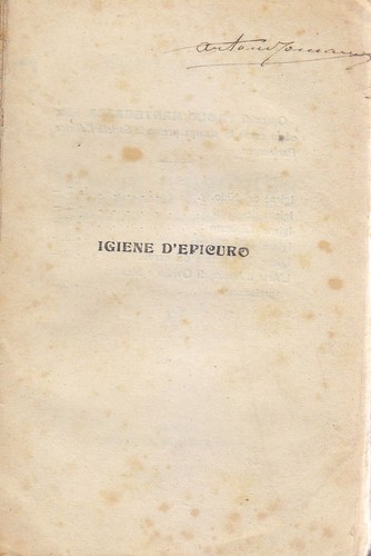 Igiene epicuro paolo - igiene,