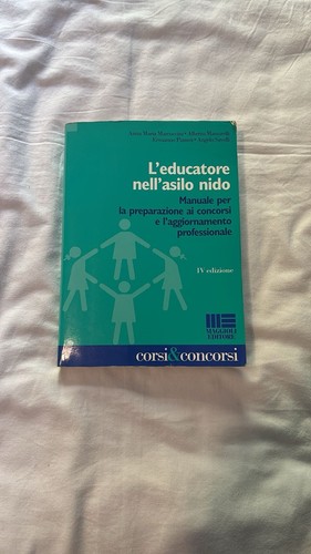 Libro educatore nell asilo - l'educatore, nell'asilo
