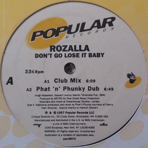Rozalla don go lose it - go,