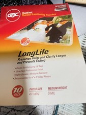 GBC HeatSeal LongLife Sacchetti di Laminazione 4” x 6” Foto Confezione da 10 3747322(J10)