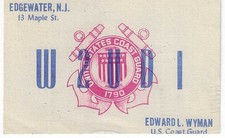 Scheda radio QSL 1947