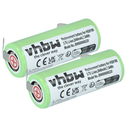Batterie pour philips - 2x,