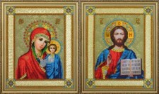 Kit ricamo perline icone per