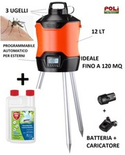 STOCKER NEBULIZZATORE ANTIZANZARA 12 LT AUTOMATICO 411 + CYPERBASE SBM 250 ML