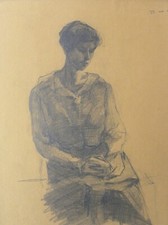 Oreste LABO’ (Piacenza 1865-Milano 1929) La modella dello scultore Oreste Labò