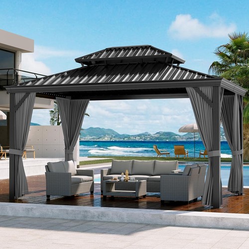 10x12ft hardtop gazebo - 10x12ft,
