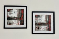 Coppia quadro moderno dipinto