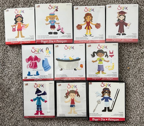 Sizzix dress fustellati - sizzix, dress-up
