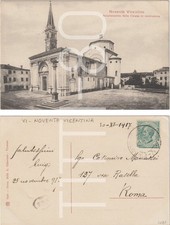 NOVENTA VICENTINA - AMPLIAMENTO DELLA CHIESA IN COSTRUZIONE (VICENZA) 1917
