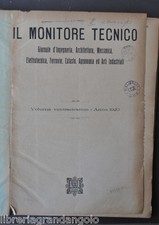 Ingegneria Architettura Meccanica Elettrotecnica Ferrovia Monitore Tecnico 1920