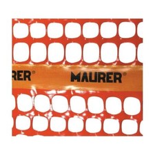 Rete per Cantiere Impalcature Ponteggi H 120 cm Lunghezza 50 mt  Arancio Maurer