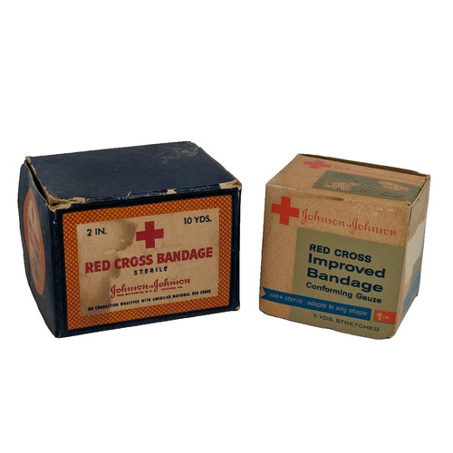 Scatola benda croce rossa - scatola,