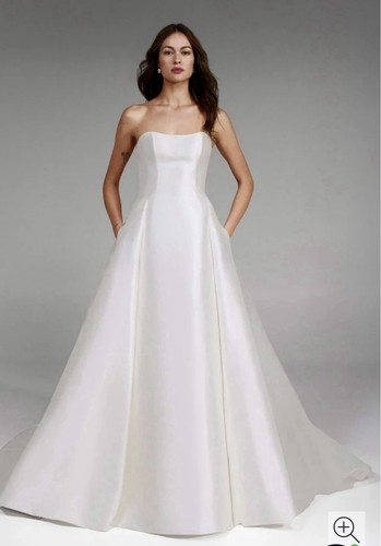 Pronovias strapless satin - strapless,