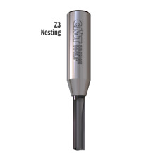 Fresa taglienti dritti per canali Ø6x26x73 lavorazioni nesting cnc Z3