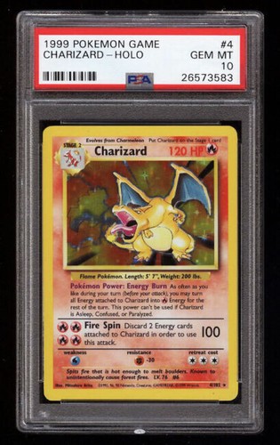Mega graded charizard - 10,