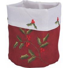 VILLA D'ESTE HOME TIVOLI CESTINO PANE ROSSO AGRIFOGLIE