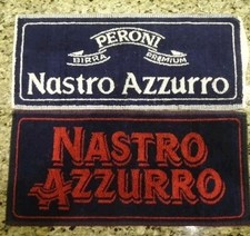 Tovagliette Spugna Pub Bar NASTRO AZZURRO PERONI Vintage. 