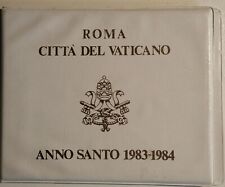MONETE ROMA CITTA' DEL VATICANO ANNO SANTO 1983-1984 -I PAPI NELLA STORIA /CONF.