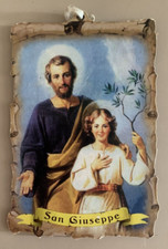 Icona San Giuseppe con Gesù