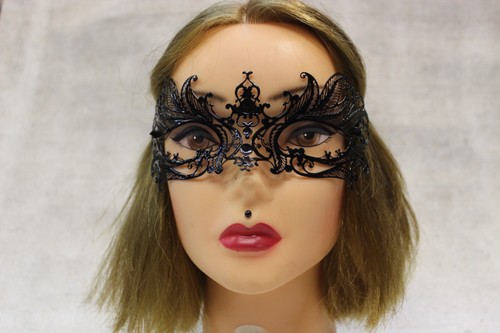 Maschera veneziana metallo - maschera,