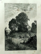 1877:ROMA.VEDUTA FONTE/FONTANA