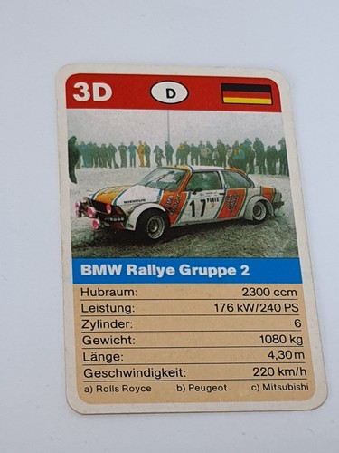 Bmw rally gruppo 3d - -, 2