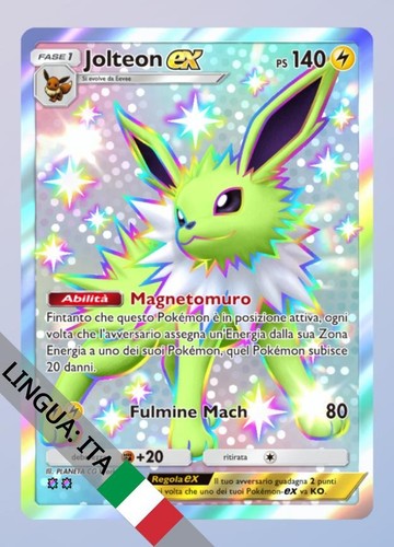 Carta digitale jolteon - jolteon, ex