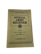 Official Army Register 1955