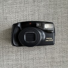 Pentax Zoom 105R fotocamera 35 mm pellicola punta e scatta nero testato