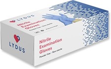 GUANTI LYDUS 4 MIL LATEX FREE NITRILE TESTURIZZATO ESAME DITA - XL - 90 GUANTI
