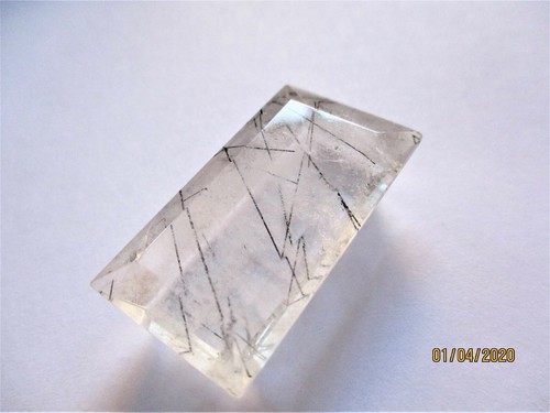 White rutilated quartz - white,