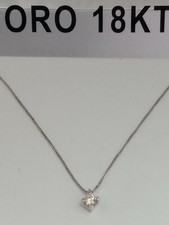 Collana oro bianco 750 18 kt